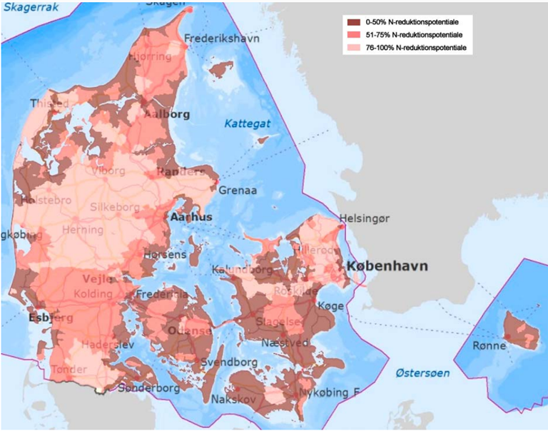 Nitrogen Reduction Map